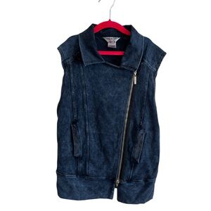 Hard Tail Kids blue zipper Vest
